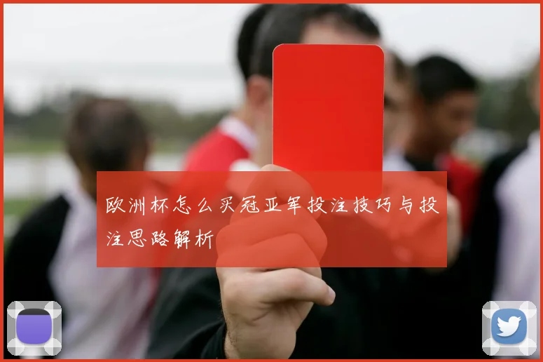 欧洲杯怎么买冠亚军投注技巧与投注思路解析